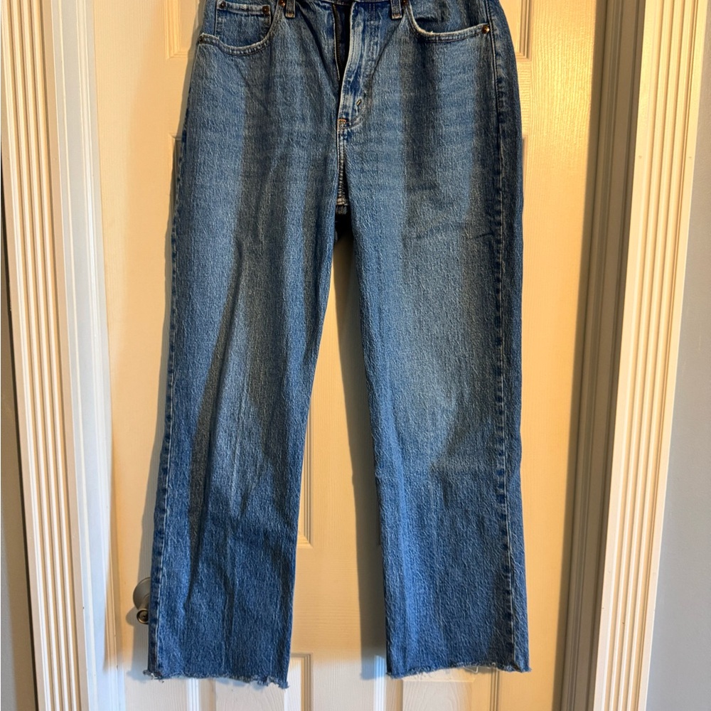 Abercrombie & Fitch Curve Love The Vintage Straight High Rise